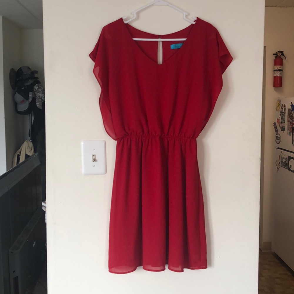Dress with Slit Up Back